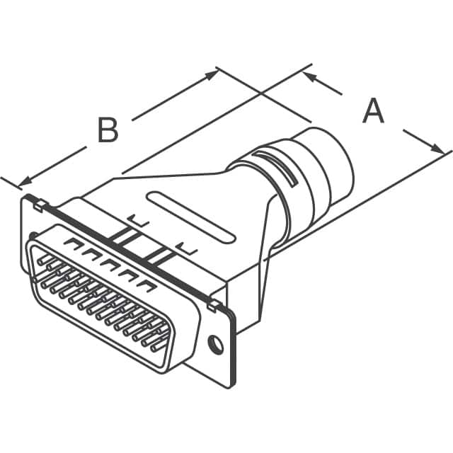 5747539-1 TE Connectivity AMP Connectors  Alloggiamenti per connettori D-Sub a forma di D